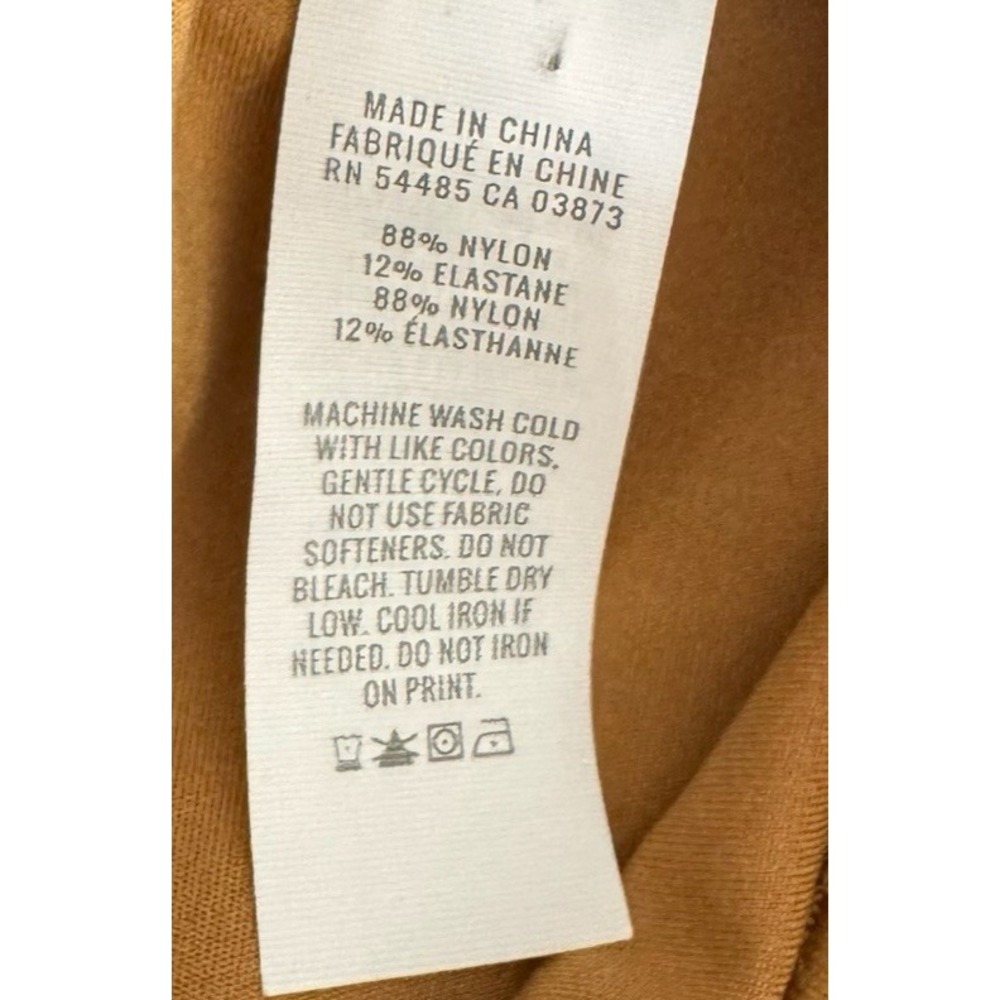Aerie Offline Real Me Crossover‎ Flare Leggings Small Mustard Ecru - Picture 6 of 13